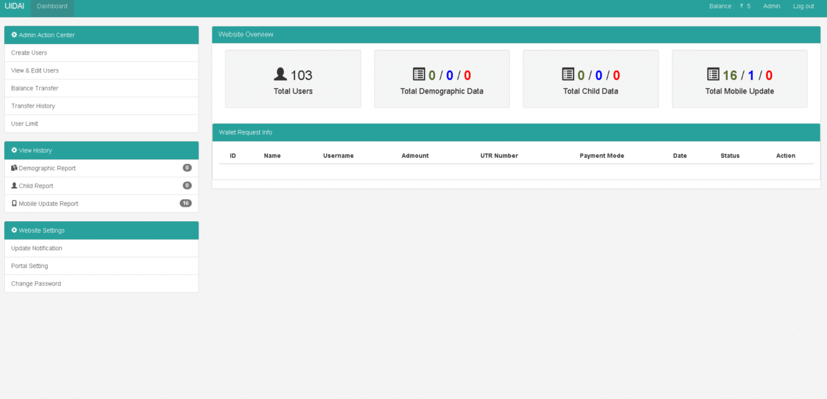 Aadhar Services Portal source code L1 - Image 1